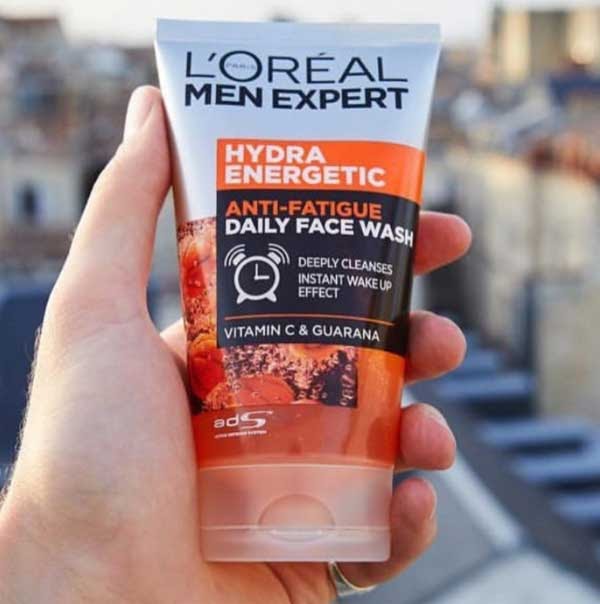 Review Sữa rửa mặt trị mụn cho nam L'Oreal Men Expert Hydra Energetic Wash