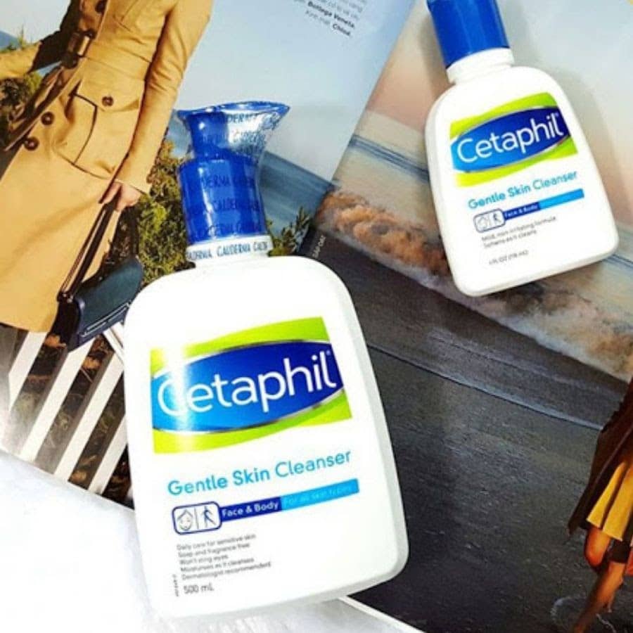 Review sữa rửa mặt trị mụn ẩn Cetaphil Gentle Skin Cleaner