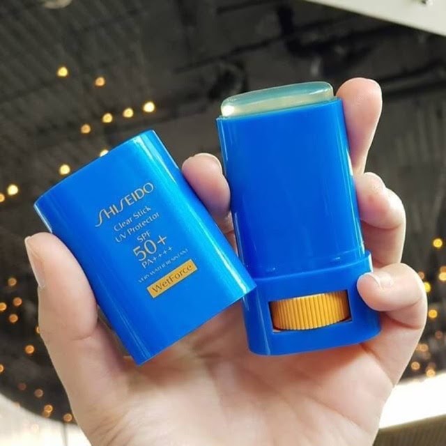 Review Kem chống nắng dạng thỏi Shiseido GSC Clear Suncare Stick SPF50+
