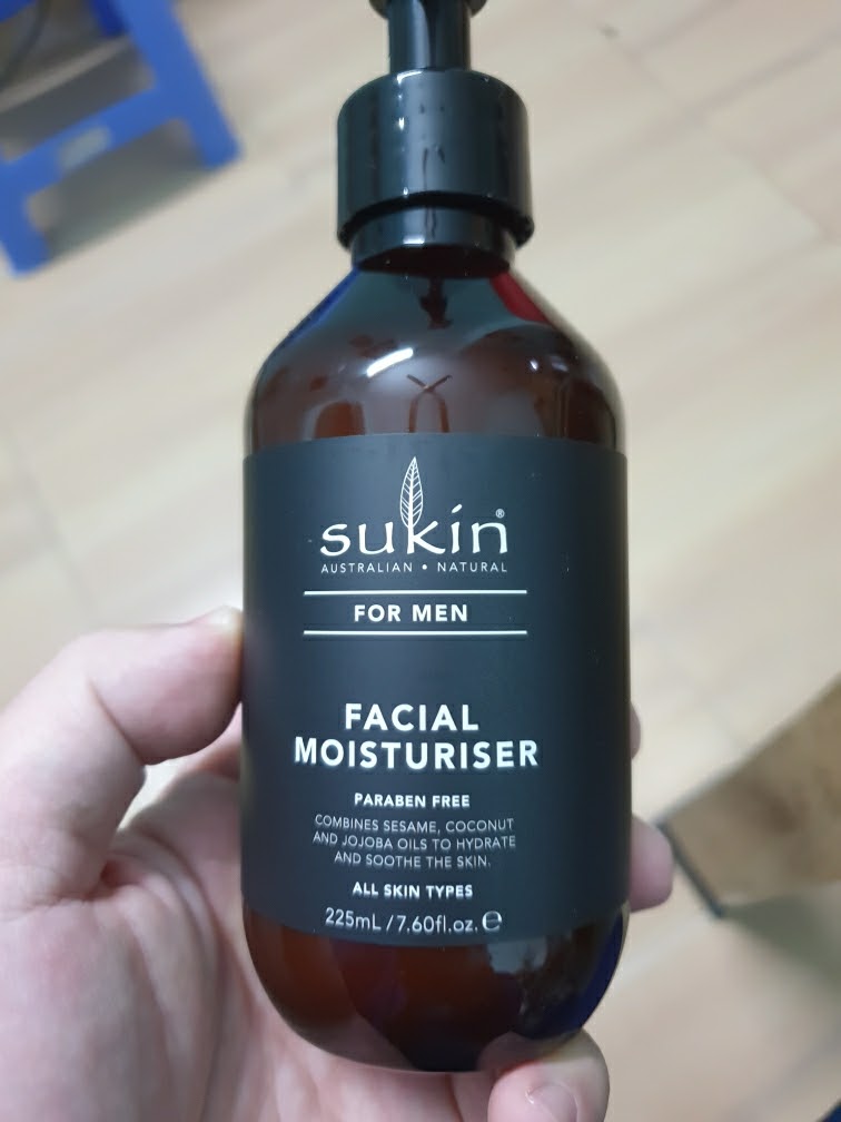 Review Kem dưỡng ẩm cho nam Sukin For Men Facial Moisturiser