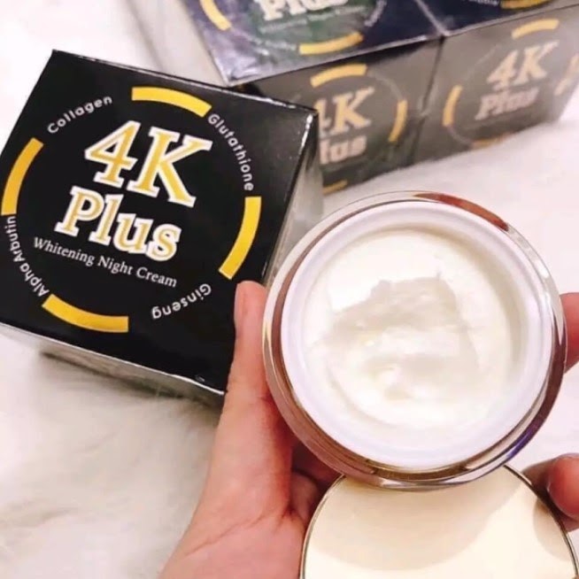 Review Kem dưỡng trắng da Thái Lan 4K Plus Night Cream Chiết Xuất Nhân Sâm