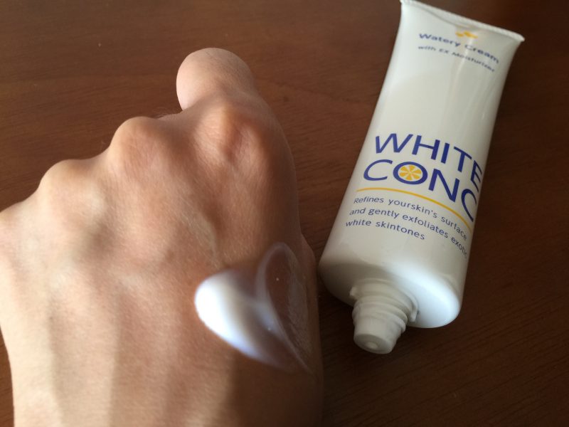 Review Kem dưỡng trắng da body White Conc Watery Cream