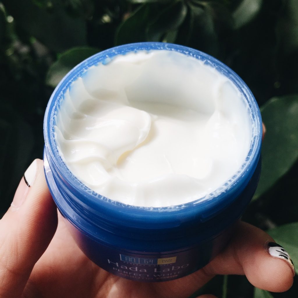 Review kem dưỡng trắng da mặt nhật bản hada labo perfect white cream