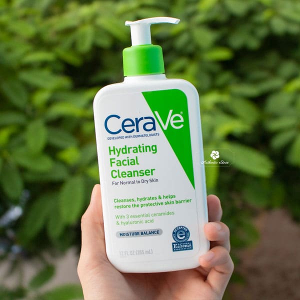 Review sữa rửa mặt cho da khô cerave hydrating facial cleanser
