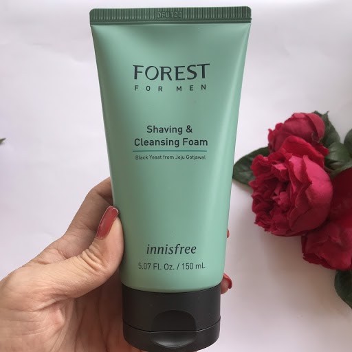 Review sữa rửa mặt cho nam innisfree forest for men shaving & cleansing foam