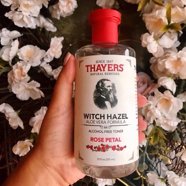 Review nước hoa hồng cho da khô thayers witch hazel rose petal