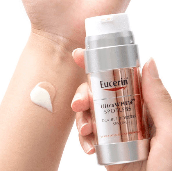 Review serum trị nám eucerin ultra white double booster