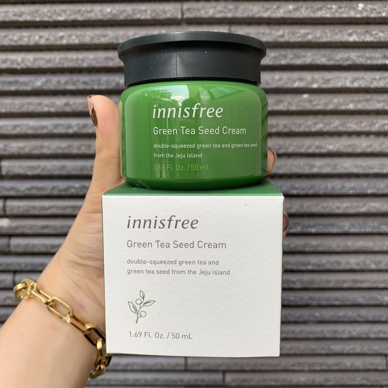 Review Kem dưỡng ẩm cho da dầu Innisfree Green Tea Seed Cream