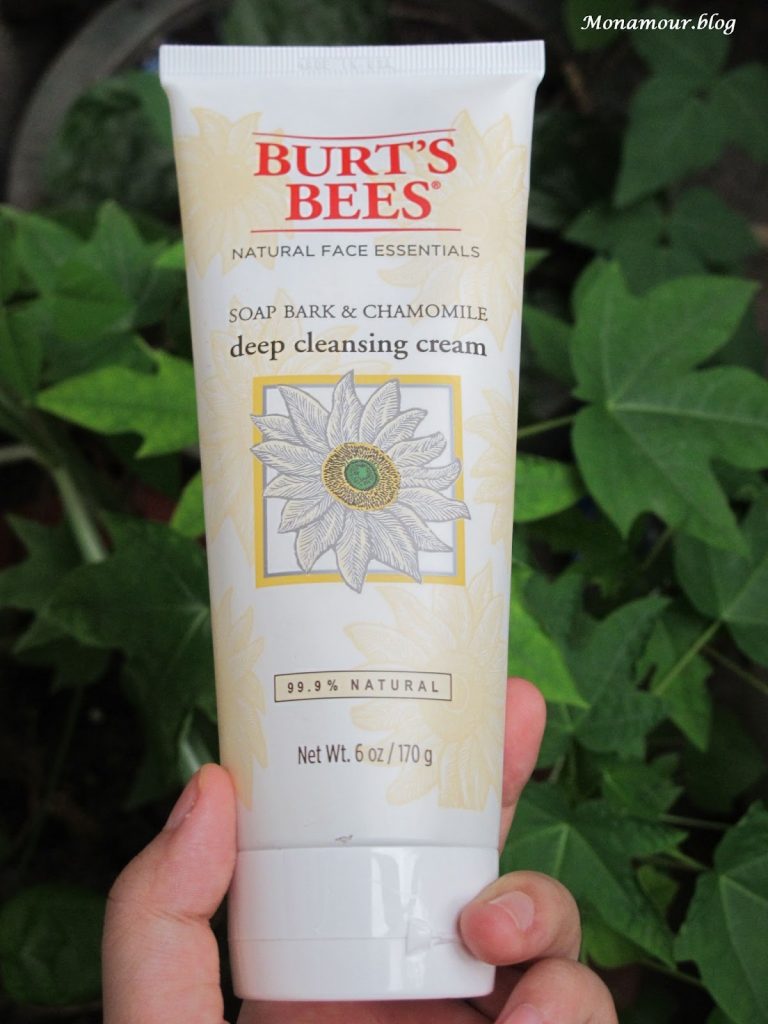 Review Sữa rửa mặt không bọt Burt’s Bees Soap Bark & Chamomile Deep Cleansing Cream