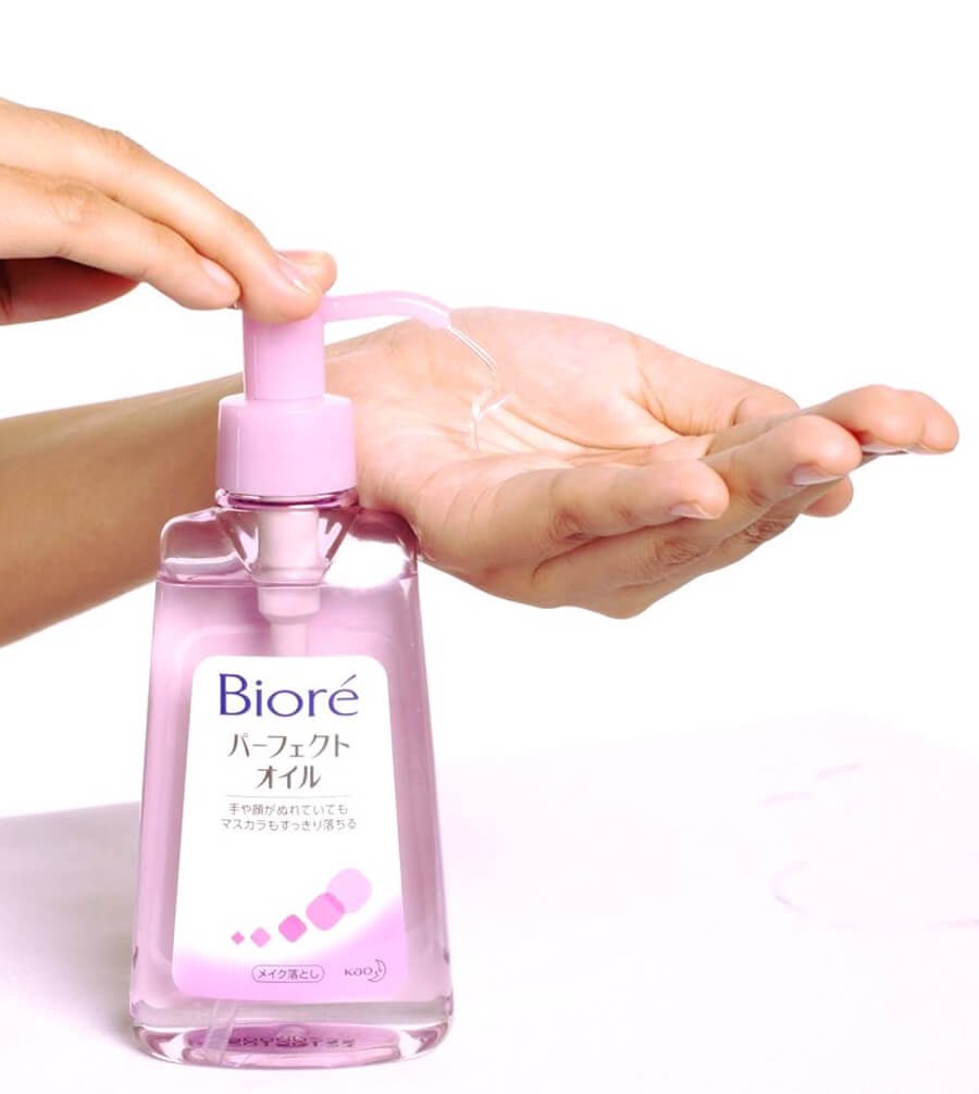 Review dầu tẩy trang biore make up remover perfect oil