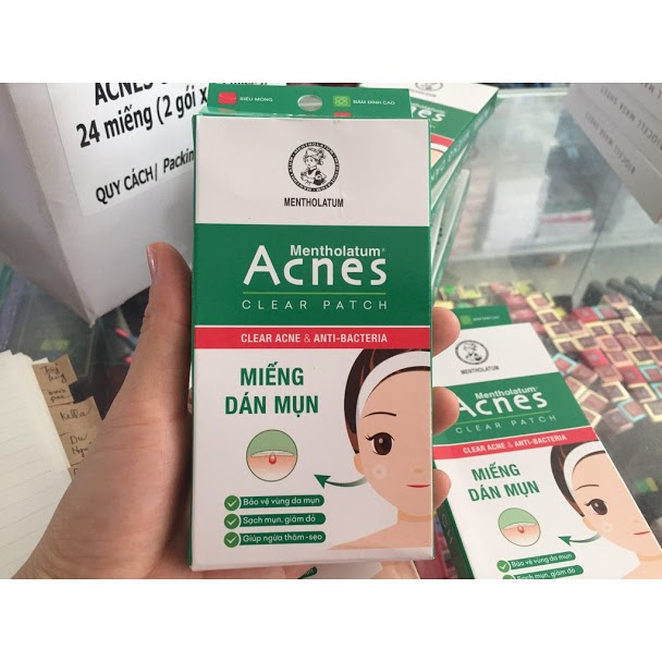 Review Miếng dán mụn Acnes Clear Patch