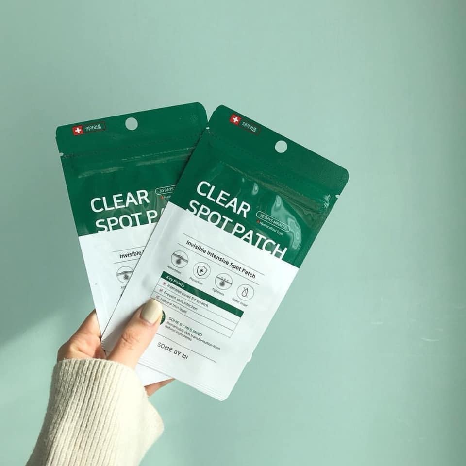 Review miếng dán mụn some by mi acnes clear patch