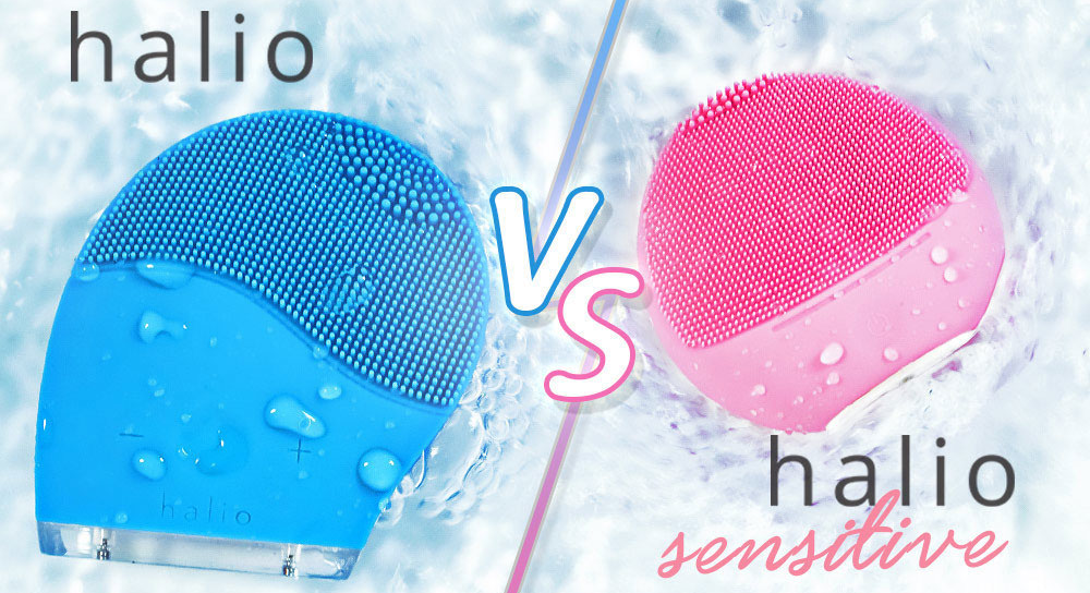 Halio Facial Cleansing & Massaging Device và Halio Sensitive