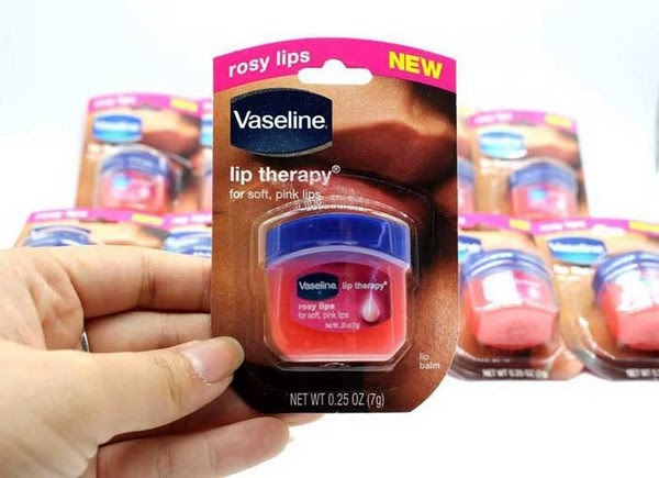 Review sáp dưỡng môi cho bà bầu vaseline lip therapy rosy lip