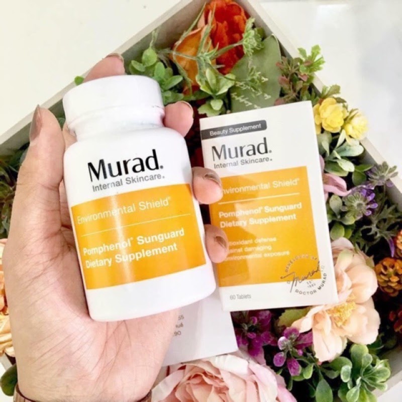 Review Viên uống chống nắng Murad Pomphenol Sunguard Dietary Supplement