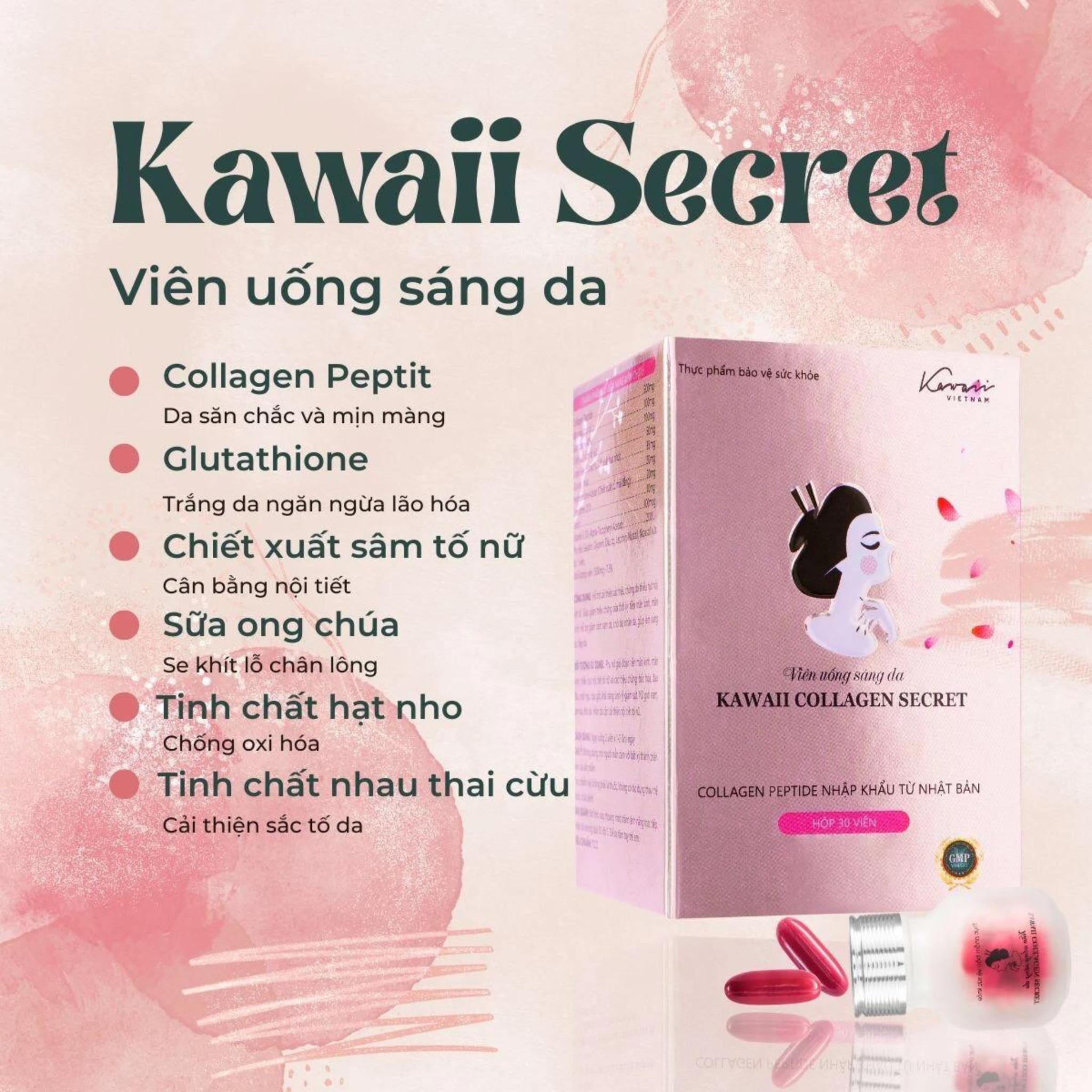 Hiệu quả của kawaii collagen secret được đánh giá rất cao