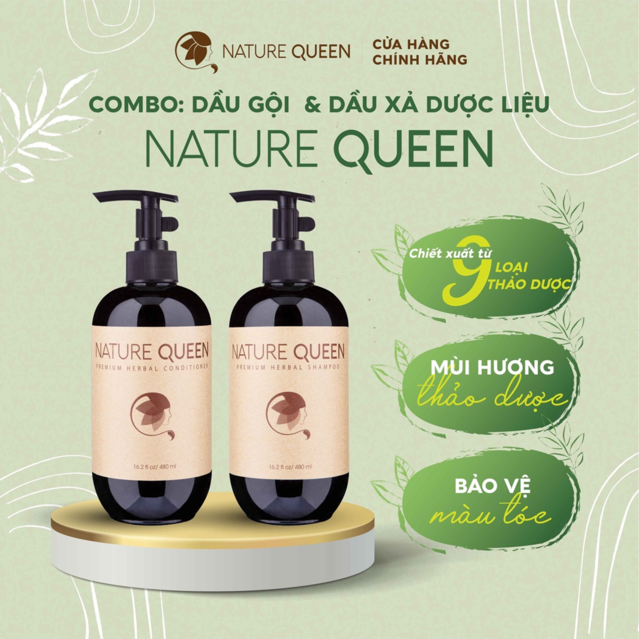 Cách sử dụng dầu gội nature queen